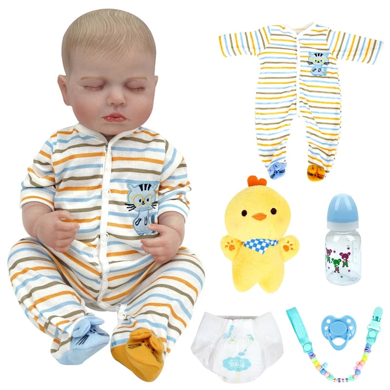 Bebê Reborn de Silicone Gael