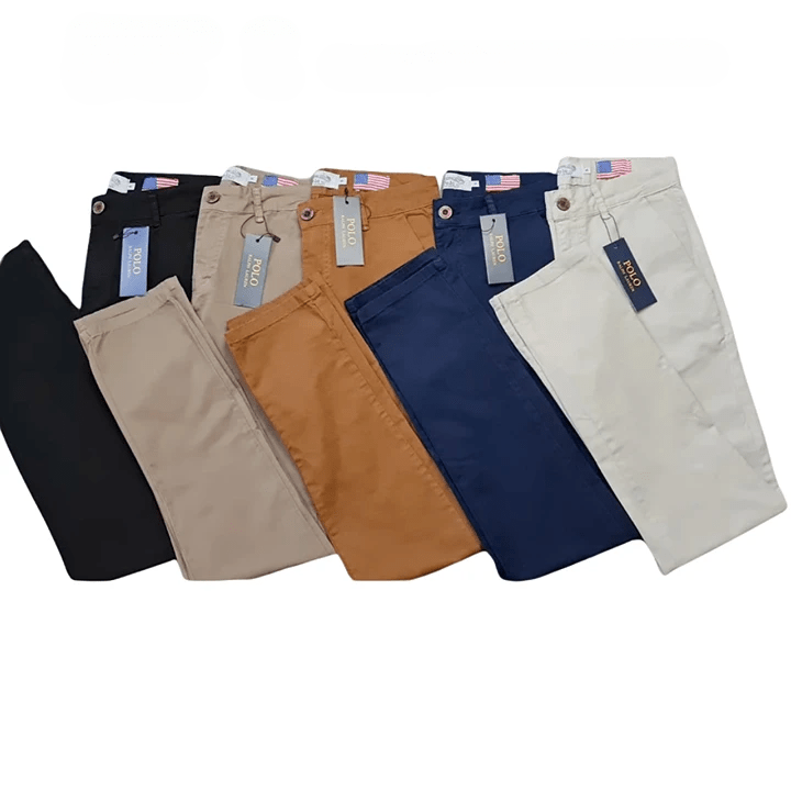 Kit 5 Calças Casuais- Cores Mistas - Loja Bubkids