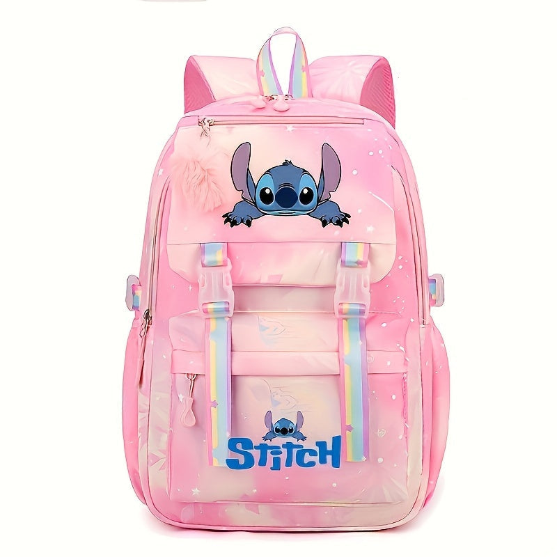 Mochila Stitch de Grande Capacidade em Nylon