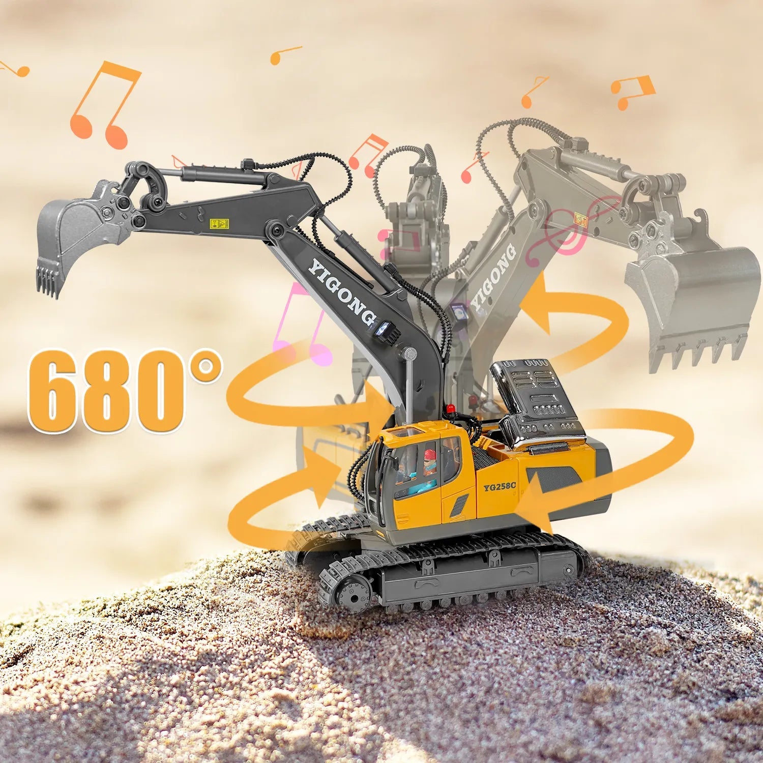 Carro RC Engenharia Basculante Remoto