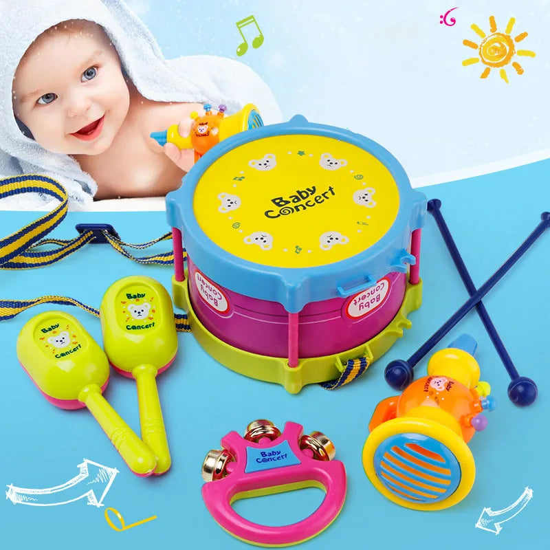 Brinquedo Educativo Bebê Tambor Musical