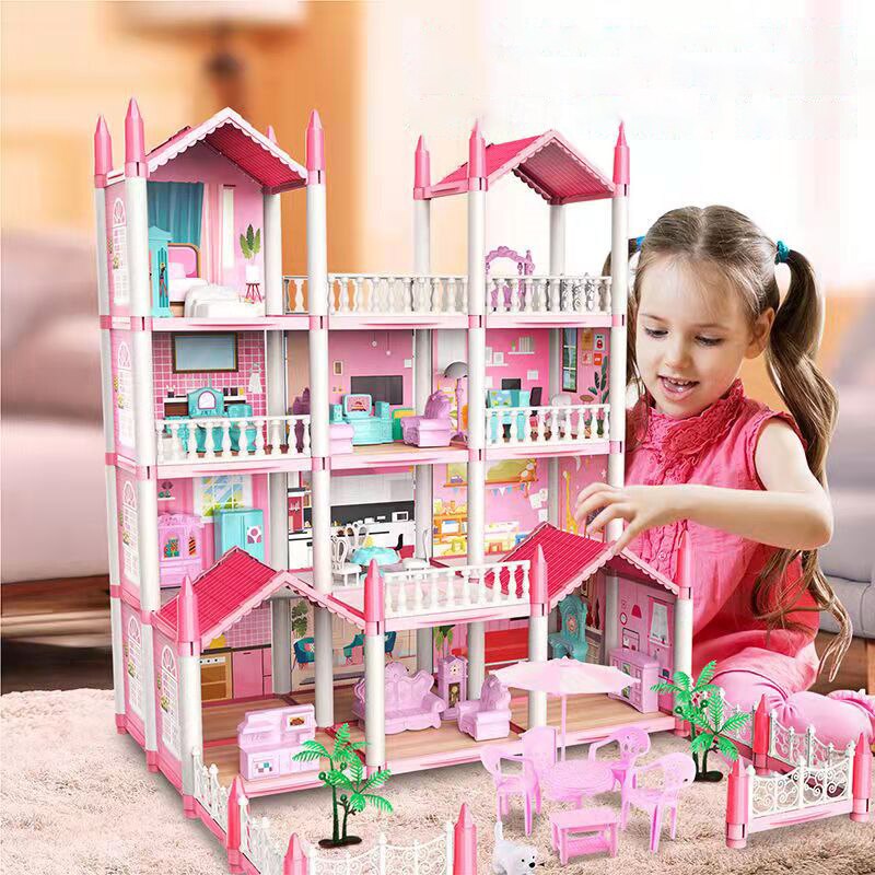 Casinha de Boneca Mobiliada 3D