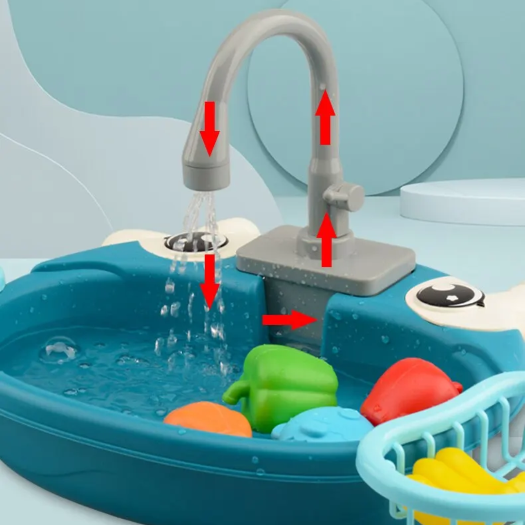 Brinquedo Lavatório de Cozinha Infantil - Kit