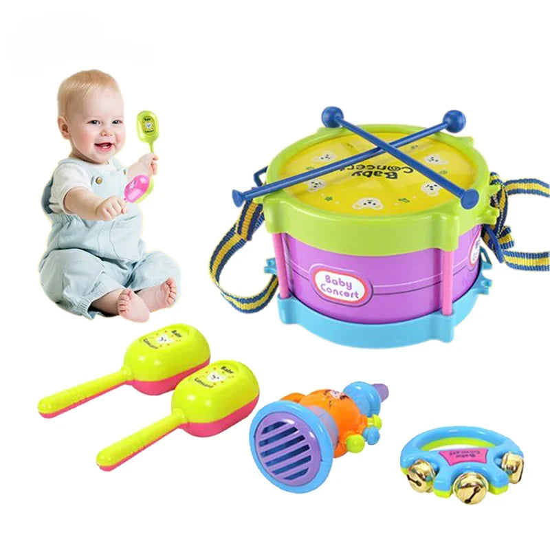 Brinquedo Educativo Bebê Tambor Musical