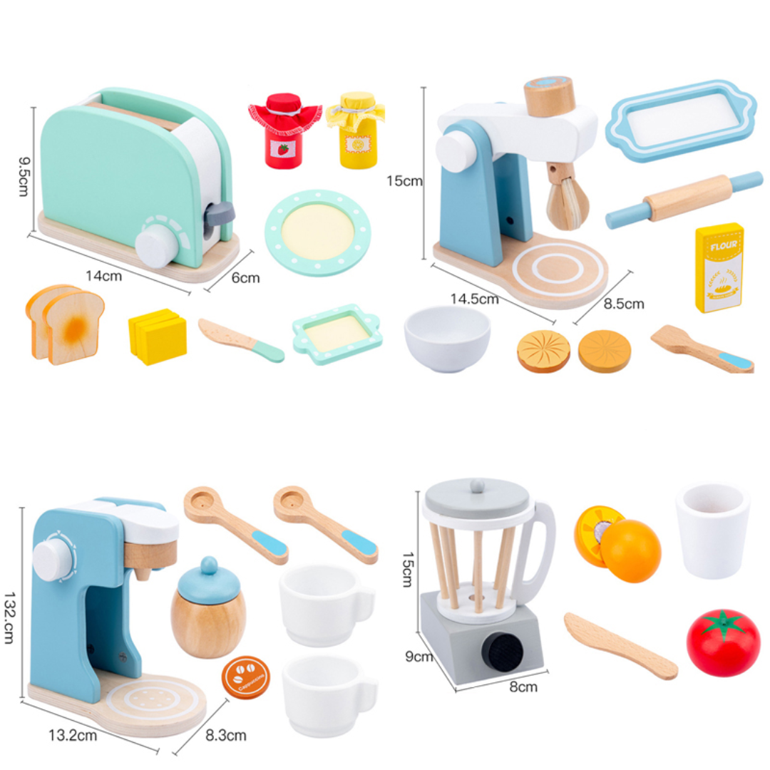 Kit cozinha montessoriano - Madeira