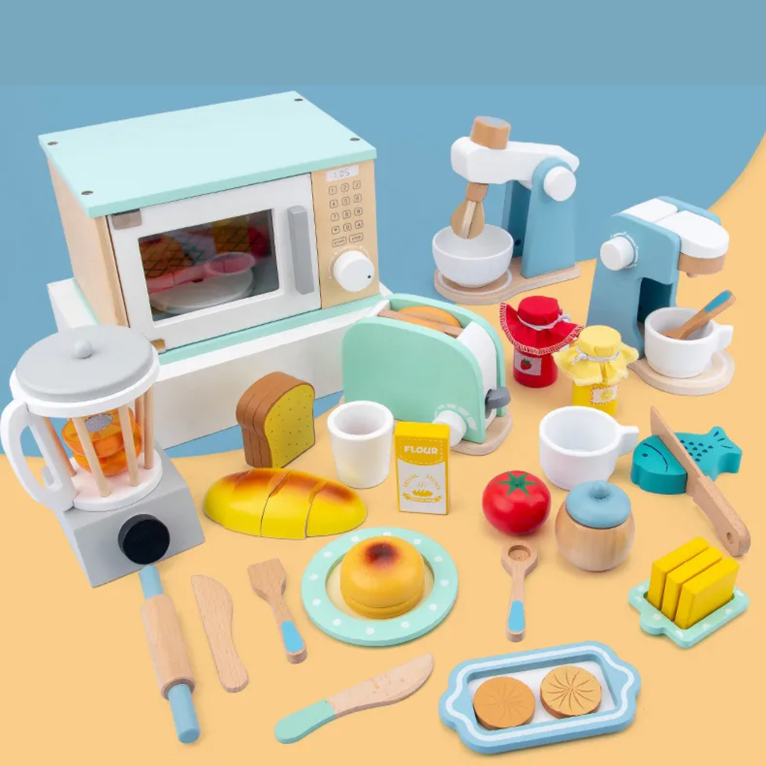 Kit cozinha montessoriano - Madeira